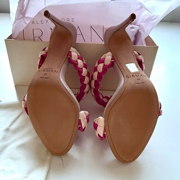 NWT Alexandre Birman Francis 90MM Leather Sandals. Size: 37 (USA size 7) - Picture 8 of 12